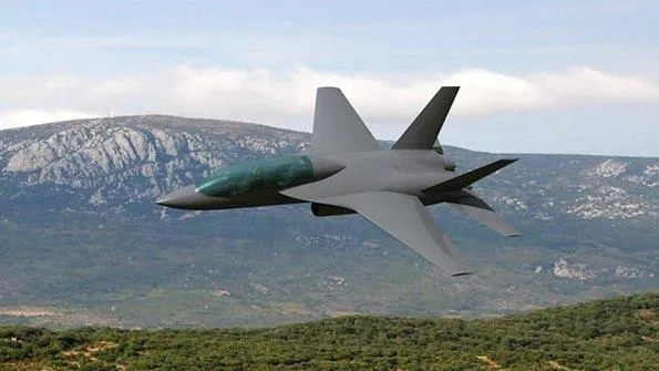 Yerli jet uçağı Hürjet'in yeni görüntüsü ortaya çıktı-2