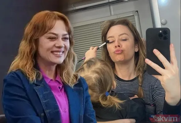 Bahar'ın yıldızı Demet Evgar'ın kızı Mavi'ye bakın! Beraber tatile çıktılar! Mavi'nin tavşan sevdiği anlar beğeni yağmuruna tutuldu - 1