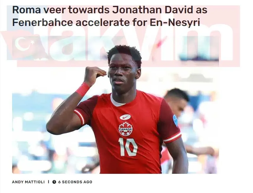 Fenerbahçe'ye Jonathan David müjdesi! En Nesyri geliyor... - 16