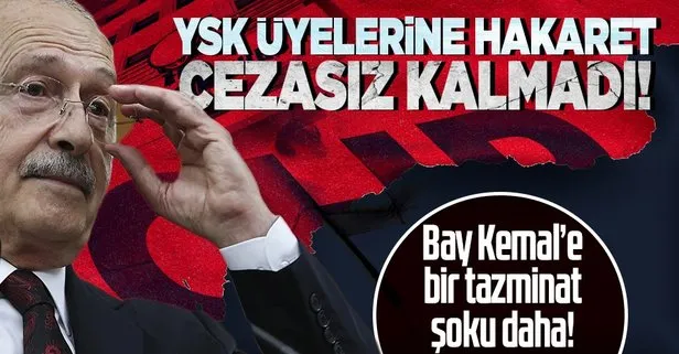 CHP’li Kemal Kılıçdaroğlu yine tazminata mahkum oldu: YSK üyelerine hakaret ettiği için 37 bin 500 lira ödeyecek!