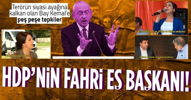 Terörün siyasi ayağı HDP’ye kalkan olan CHP’li Kılıçdaroğlu’na sert tepki: HDP yöneticilerinden daha fazla HDP’li