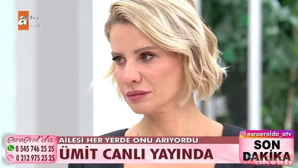 Canlı yayında korku dolu anlar: Baba Erez fenalaştı! Kayıp oğulları Ümit ise Esra Erol'da bulundu - 2