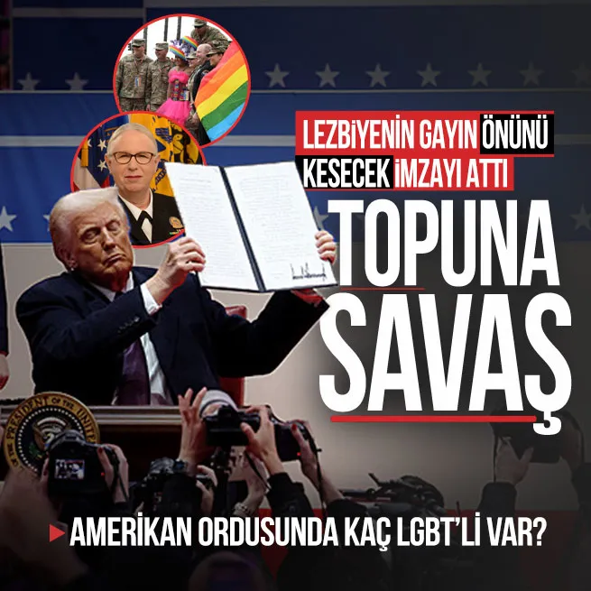 Donald Trump imzayı attı: Orduya LGBTliler katılamayacak | Amerikan ordusunda kaç LGBTli var?