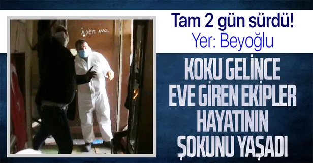 Kötü kokular üzerine içeri girdiler gördükleri manzara şoke etti! İki gün temizlik 7 kamyon çöp
