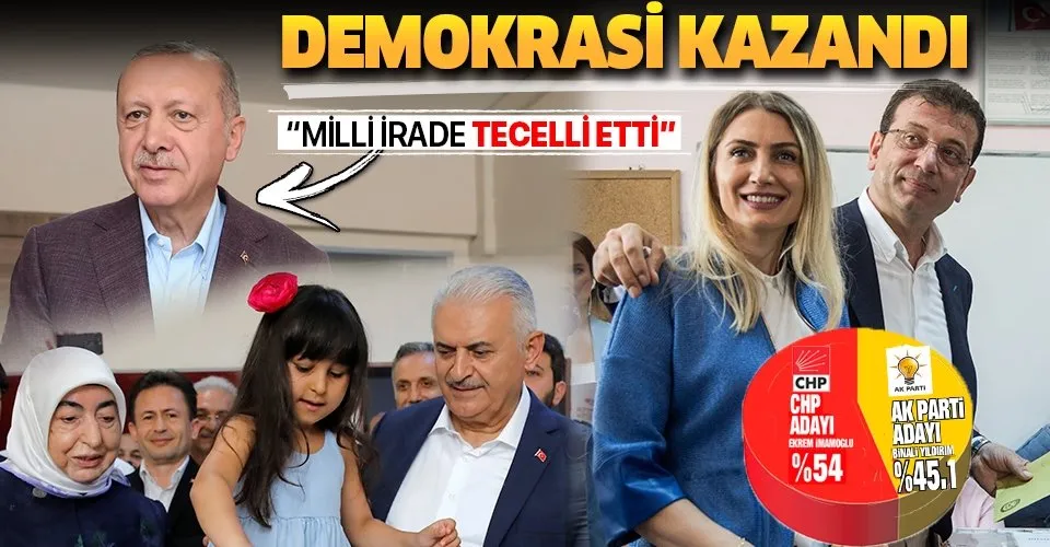 İstanbul'da demokrasi kazandı