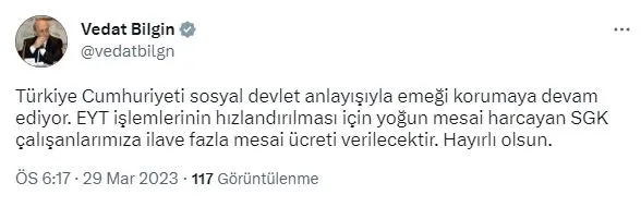 Son dakika: EYT için flaş karar! SGK'da çalışanların fazla mesai ücreti 2 katına yükseltildi-3