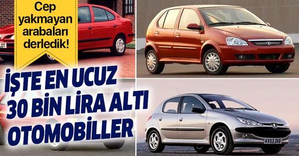 30 bin lira alti sahibinden arac marka