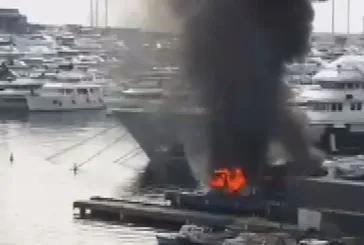 Pendik Marina'da yakıt istasyonunda yangın!