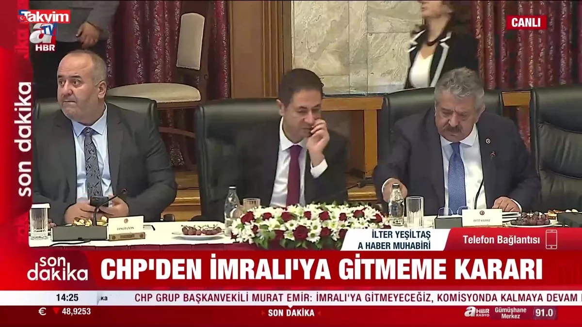 CHP'den İmralı'ya gitmeme kararı!