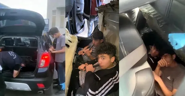 Edirne'de nefes kesen operasyon! Cipin koltuğunun altındaki 2 kaçak göçmen yakalandı: Nefes alabilmeleri için hortum sistemi kurdular