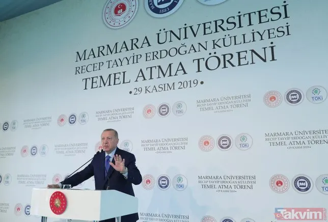 Marmara Üniversitesi Recep Tayyip Erdoğan Külliyesi'nin temeli, törenle atıldı