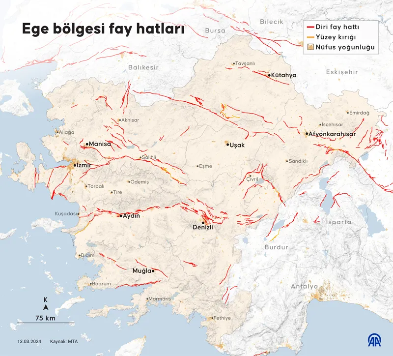 Son dakika: İzmir'de yeni fay hattı! FAY HATTI SORGULAMA-5