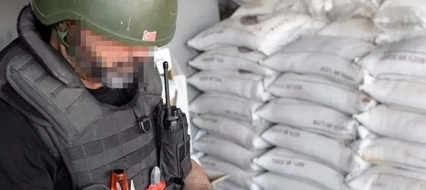 Tam 157 ton amonyum nitrat ele geçirildi