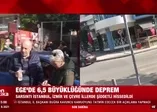 İzmir'de şiddetli depremden ilk görüntüler