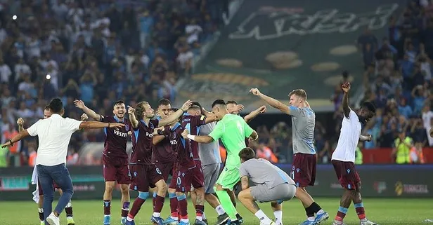 Trabzonspor'un Avrupa'ya dönüşü muhteşem oldu