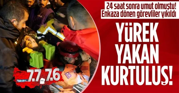 Osmaniye’de depremin 24. saatinde enkazdan kurtulan Deniz Kaya’nın eşi ve çocuğunun cansız bedenine ulaşıldı