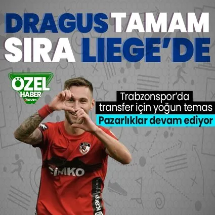 Trabzonspor Standart Liege’nin Romen yıldızı Denis Dragus ile anlaştı!