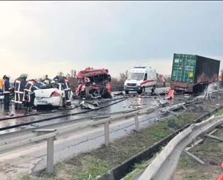 TEM’de tır dehşeti