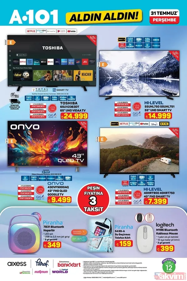 A101 7 Ağustos Perşembe kataloğu açıklandı! Bu hafta neler var? İşte tam ürün listesi ve fiyatlar - 33