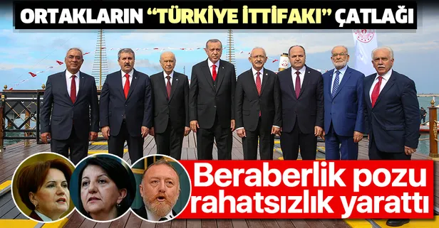 "Türkiye İttifakı" pozu, CHP'nin ittifak ortağı HDP ile İYİ Parti'yi rahatsız etti