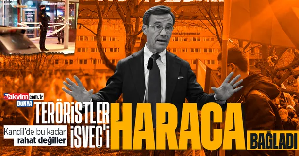 Bu kafayla NATO zor! Teröristler İsveç'te at koşturuyor: PKK'lılar esnafı haraca bağladı