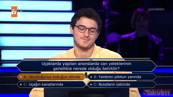 Kenan İmirzalıoğlu sordu, Kim Milyoner Olmak İster'de Yeşilçam rüzgarı esti! Neşeli Günler, Münir Özkul ve Adile Naşit... - 7