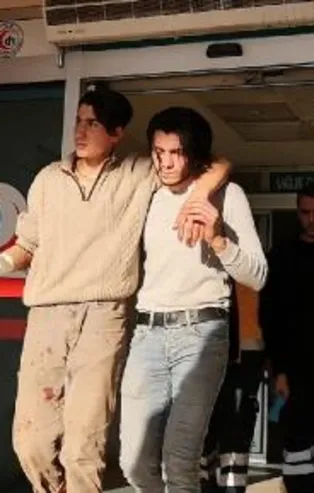 Testereli saldırgan dehşet saçtı