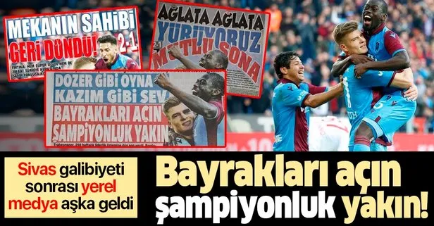 Bayrakları açın şampiyonluk yakın