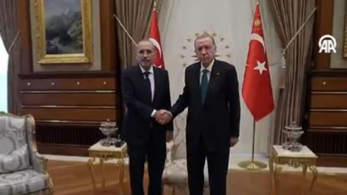 Başkan Erdoğan Ürdün Dışişleri Bakanı Eymen es-Safedi'yi kabul etti