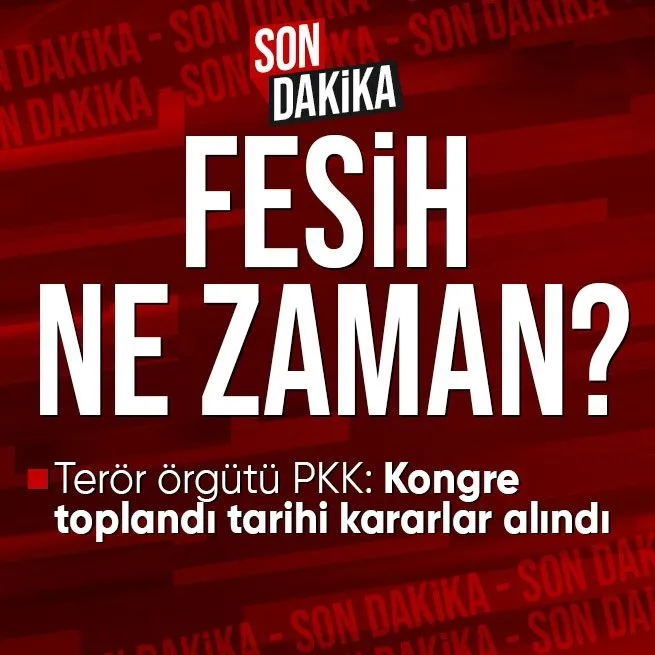 Fesih ne zaman? Terör örgütü PKK’dan kongre açıklaması: Tarihi öneme sahip kararlar alındı