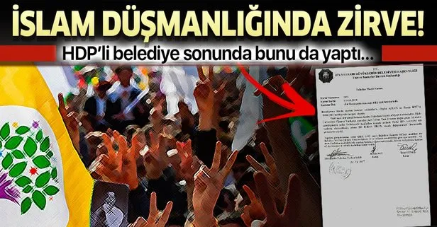 HDP’li belediye sahabe ismini taşıyan caddeye terör suçlusunun adını verdi