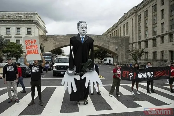 Beyaz Saray'a Netanyahu gösterisi! Binlerce protestocu toplandı - 6