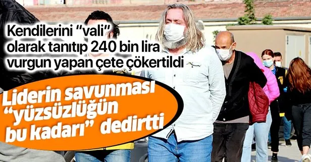 kendini vali olarak tanitan dolandirici