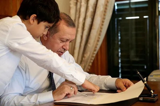 Son dakika: Başkan Erdoğan'ın torun sevinci