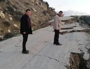 Yol bu hale geldi... Ulaşıma kapandı