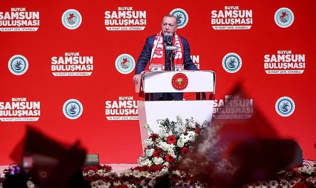 Başkan Erdoğan Büyük Samsunlular Buluşması'nda önemli açıklamalarda bulundu-1
