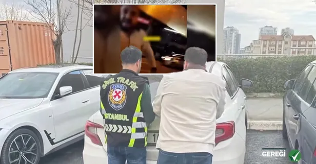 Esenyurt'ta kafa atıp cam kıran trafik magandası yakalandı: Hem ehliyetten oldu hem arabadan