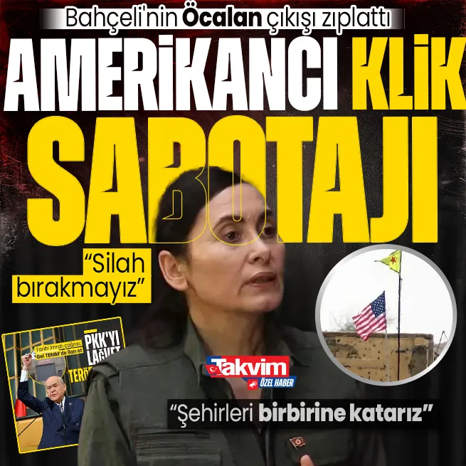 Bahçelinin Öcalan çıkışı zıplattı! PKKdaki Amerikancı klik DEMin kulağını çekip tehdit etti: Silah bırakmayız şehirleri karıştırırız