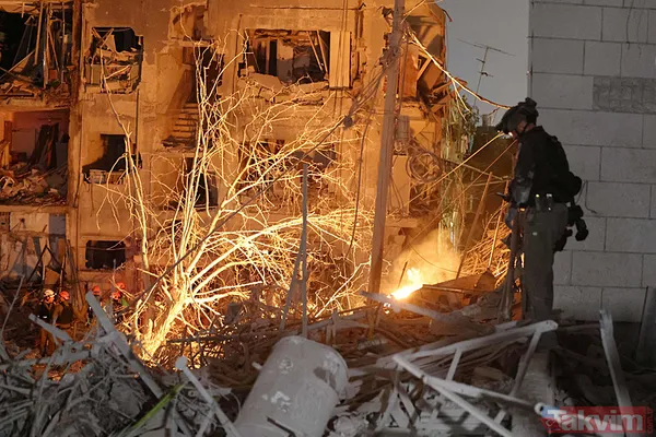 İsrail kentleri alev alev! Balistik ve hipersonikler Demir Kubbe'yi kevgir etti... Füze yağmuru Mersin'den bile görüntülendi - 18