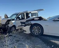 Nevşehir’de iki araç kafa kafaya çarpıştı! 4’ü çocuk 14 yaralı