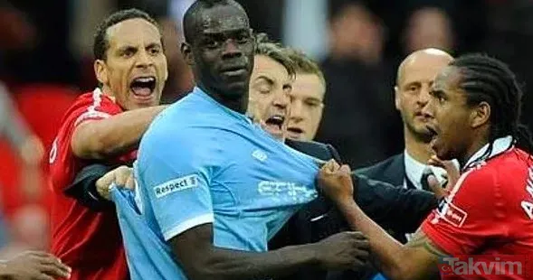 Mario Balotelli'nin Sergen Yalçın'a hareketi ilk değil! Rakibinin kafasını ezmiş şimdilerde Adana Demirspor forması giyen Balotelli... - 29