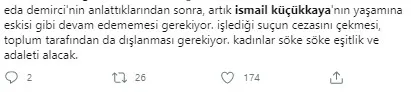FOX sunucusu İsmail Küçükkaya'nın maskesi düştü, eski eşi Eda Demirci'ye destek yağdı! "Dayakçı İsmail'i teşhir ediyoruz" - 14
