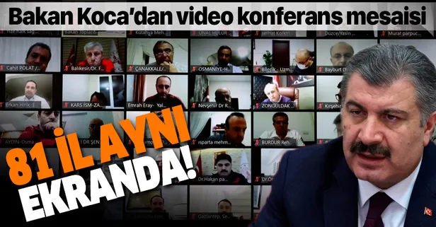 Son dakika: Bakan Koca, 6 üniversitenin rektör, tıp fakültesi dekanı ve başhekimiyle görüştü