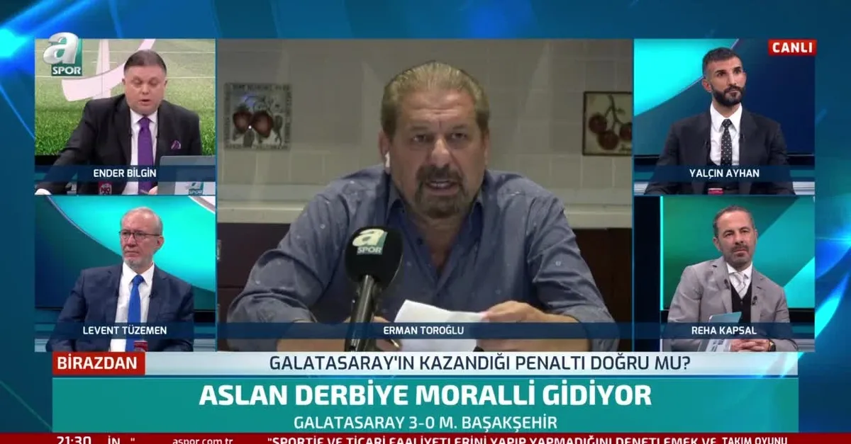 A Spor yorumcusu Erman Toroğlu: Hatayspor Fenerbahçe'yi hırpaladı