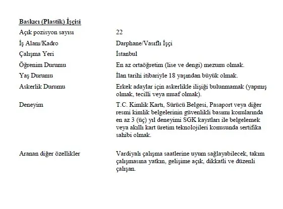 SON DAKİKA! İlanlar yenilendi! Kamuda çalışmak isteyenler dikkat: O kurumlar 425 işçi ve personel alımı yapacak-9