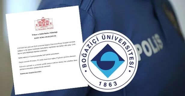 Boğaziçi Üniversitesi'nde protestoculardan polise saldırı! İstanbul Valiliği provokasyon amaçlı o paylaşımı yalanladı! 97 gözaltı