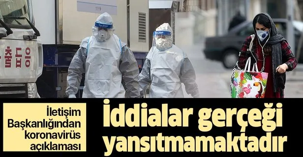 Son dakika: İletişim Başkanlığından koronavirüs COVID-19 açıklaması: Bütün önlemler alınıyor