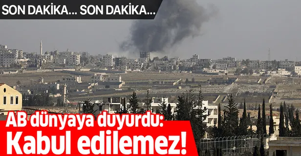 AB'den flaş İdlib açıklaması: Saldırılar durdurulmalı