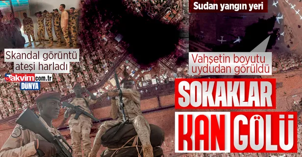 Sudan'da sokaklar kan gölüne döndü: Uydu görüntüleri vahşetin boyutunu görüntüledi