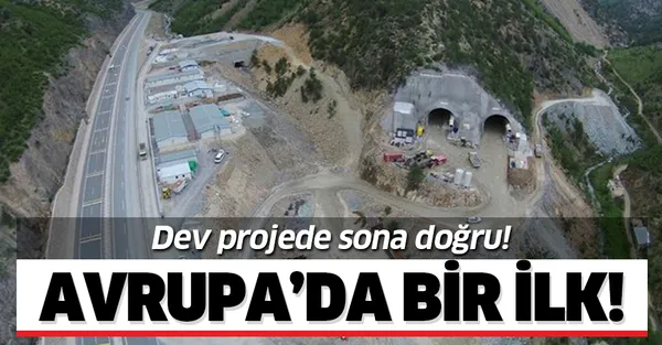 Tamamlandığında Avrupa'da ilk olacak! Zigana Tüneli'nde sona doğru!-1